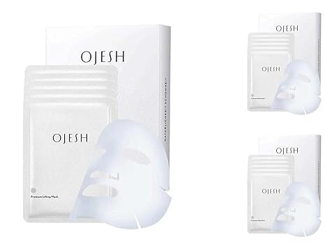 Ojesh Premium Lifting Mask-Face Masks Skincare，Hydrating Masks，Moisturizing，Brightening and Soothing，Anti-aging，Collagen Essential Lifting & Firming Face for Women and Men All Skin Type (18 BOXES